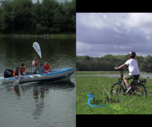 balade en bateau retour vélo